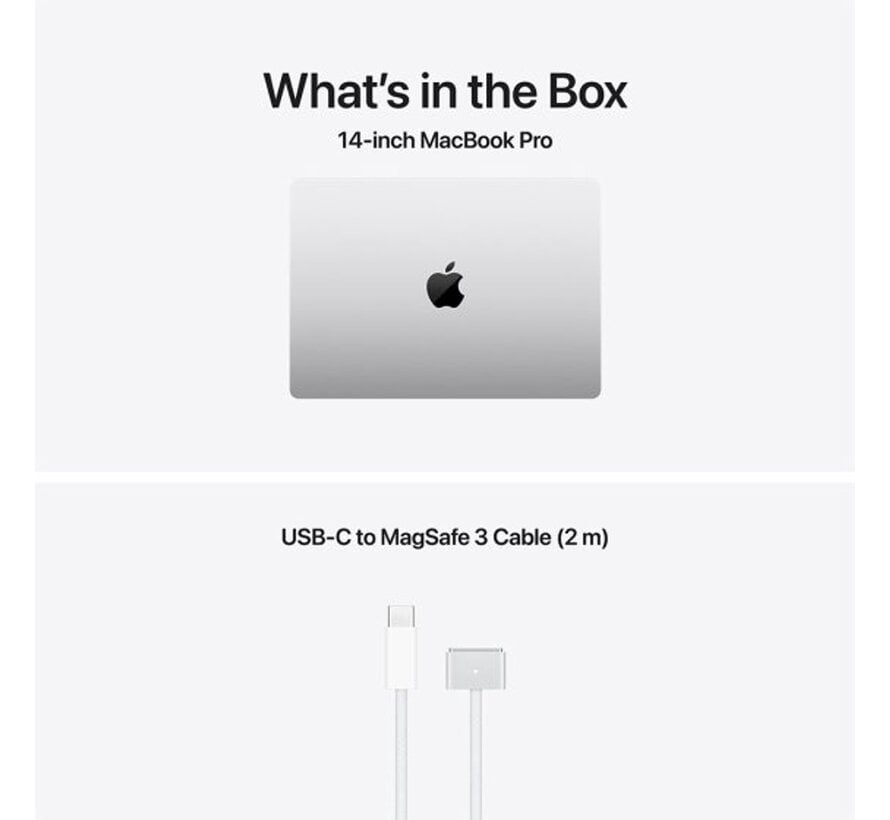 Apple MacBook Pro 14 M5 10-core CPU/10-core GPU 16GB 512GB Zilver