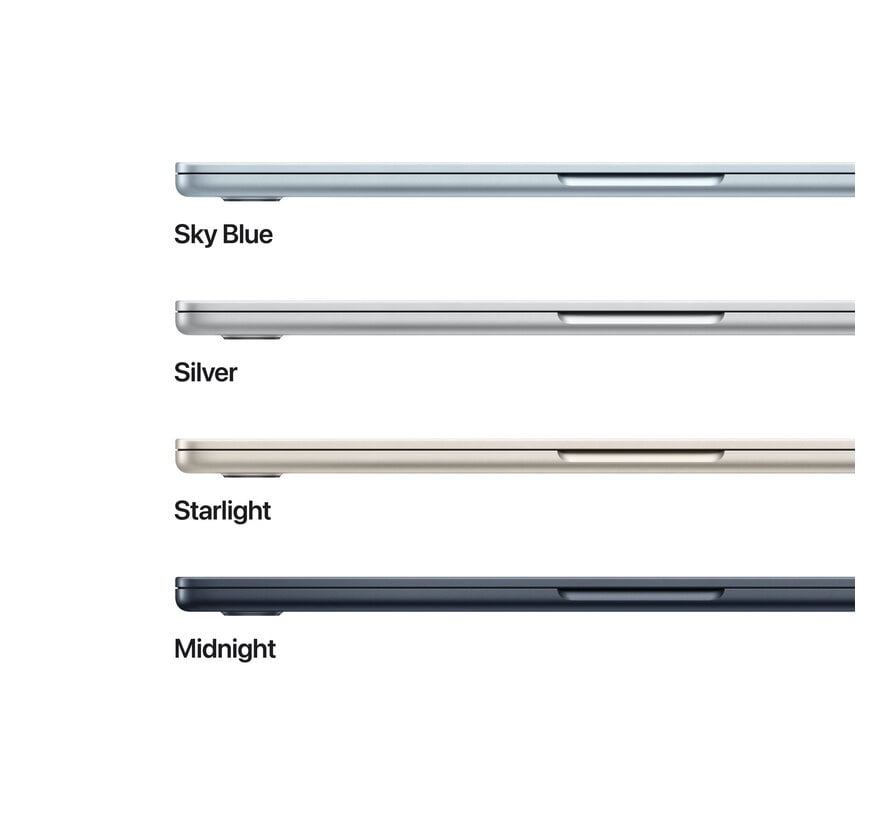 Apple MacBook Air 13 M5 10-core CPU/10-core GPU 16GB 1TB Zilver