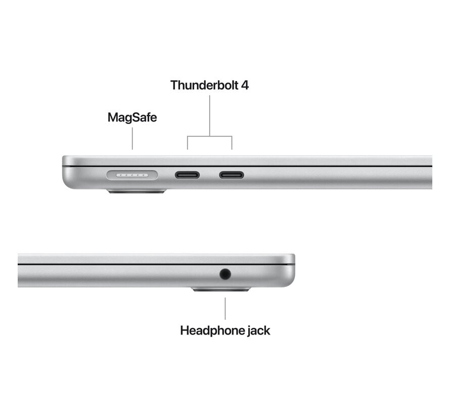 Apple MacBook Air 13 M5 10-core CPU/10-core GPU 16GB 1TB Zilver