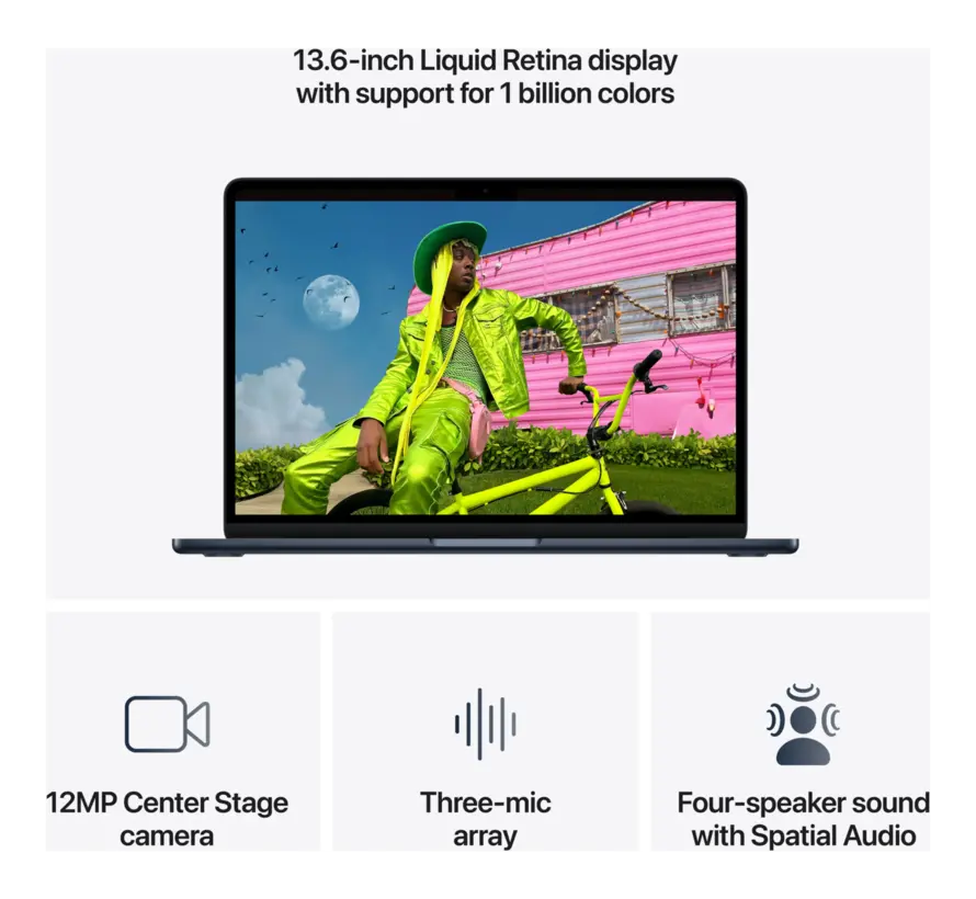 Apple MacBook Air 13 M5 10-core CPU/8-core GPU 16GB 512GB Zwart