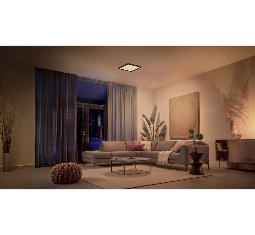 Philips Hue Tento Vierkant M WA 40x40 cm Zwart