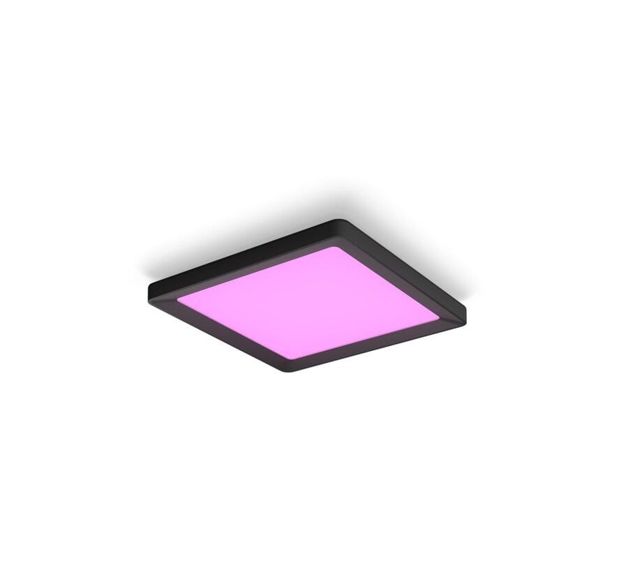 Philips Hue Tento Vierkant S WCA 30x30 cm Zwart