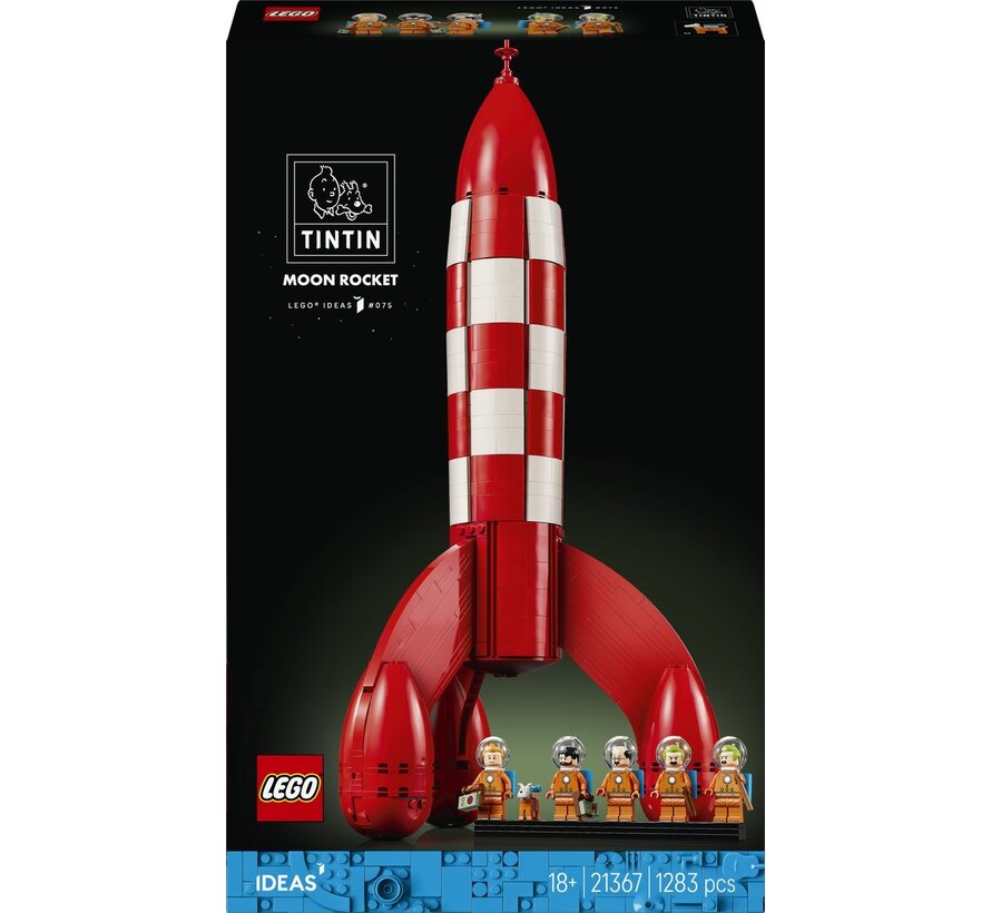 LEGO Ideas Kuifje maanraket