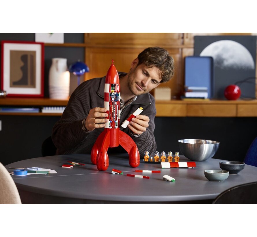 LEGO Ideas Kuifje maanraket