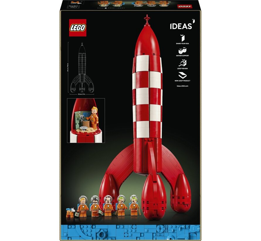 LEGO Ideas Kuifje maanraket