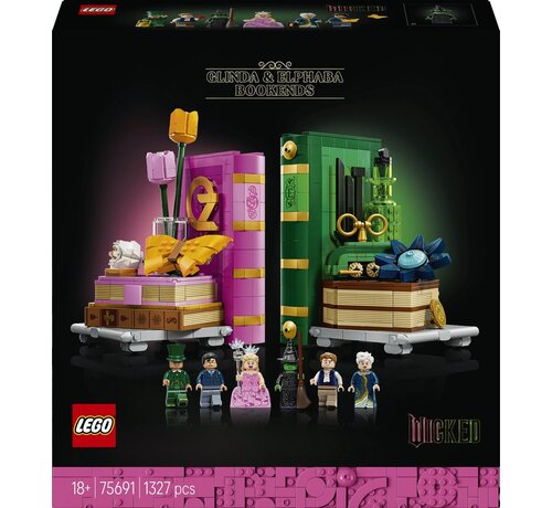 LEGO Wicked Glinda en Elphaba Boekensteunen