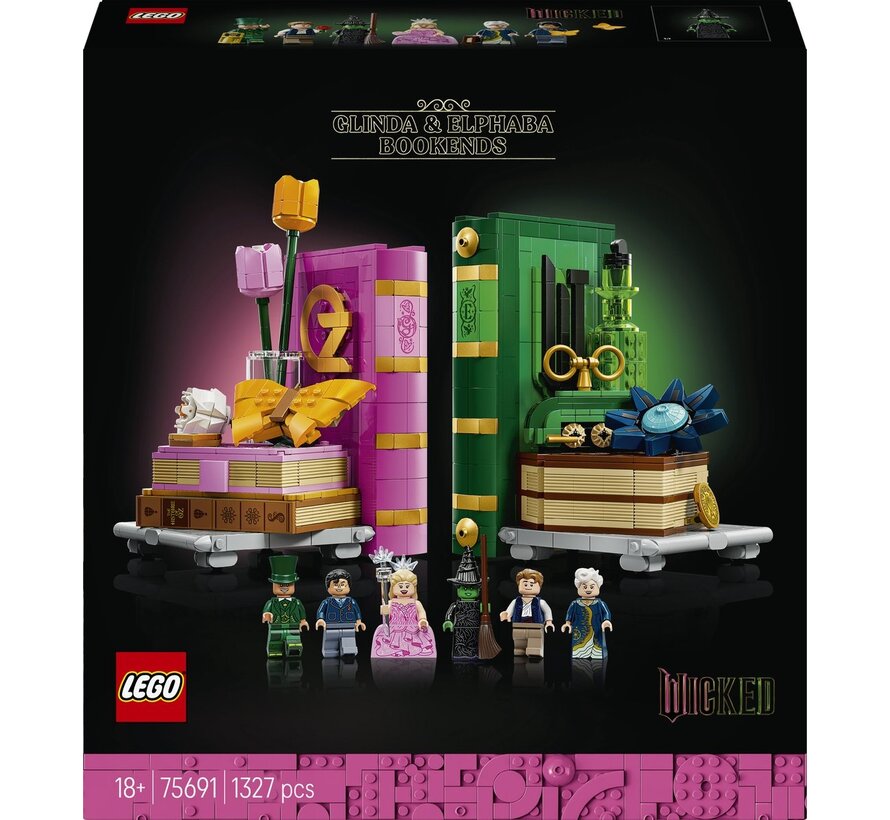 LEGO Wicked Glinda en Elphaba Boekensteunen