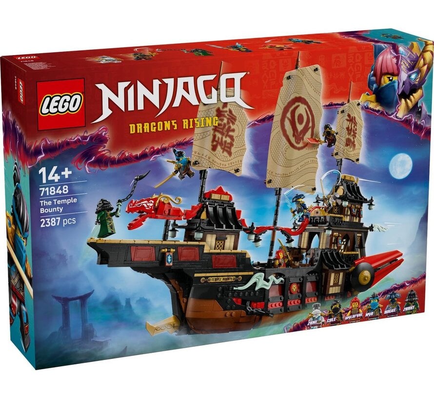 LEGO NINJAGO De Tempel Bounty 71848 – 2387-delig Schip