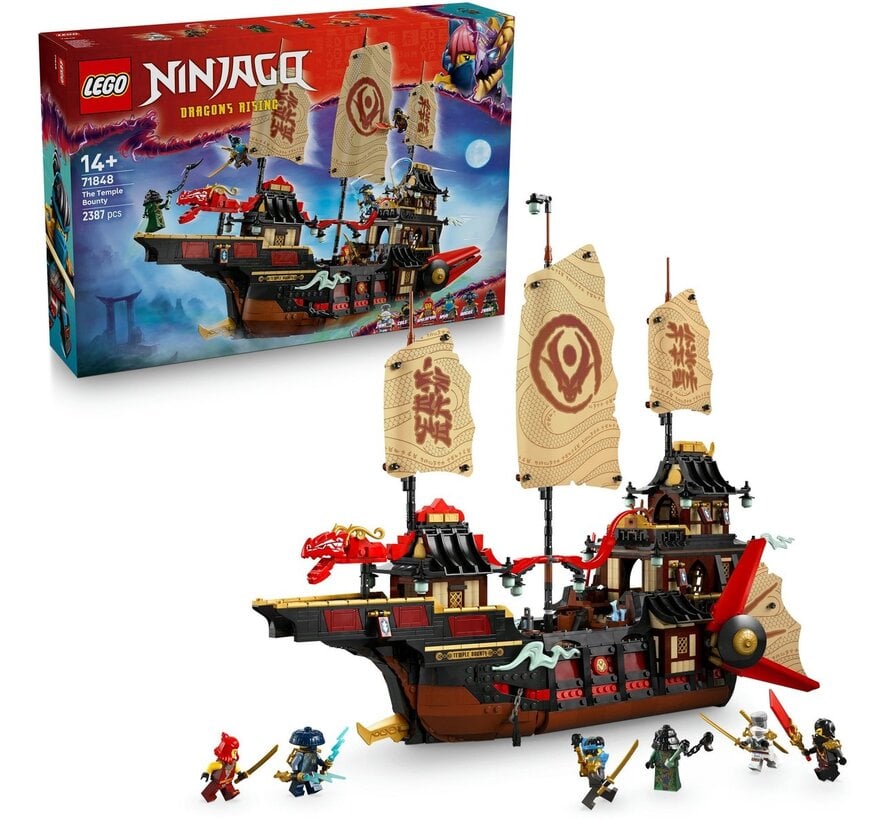 LEGO NINJAGO De Tempel Bounty 71848 – 2387-delig Schip