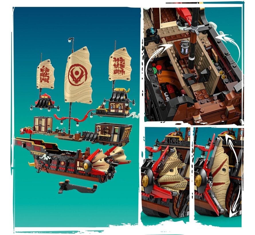 LEGO NINJAGO De Tempel Bounty 71848 – 2387-delig Schip