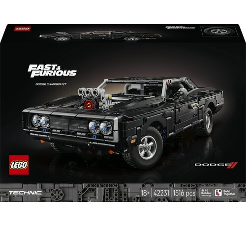 LEGO Technic Fast & Furious Dodge Charger R/T 42231 – 1516-delig