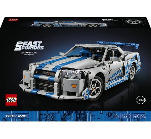 LEGO Technic Nissan Skyline GT-R R34 42210 – 1410-delig