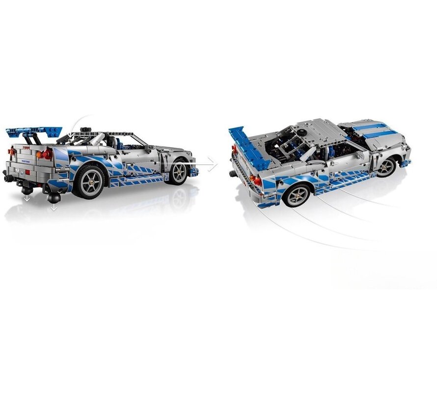LEGO Technic Nissan Skyline GT-R R34 42210 – 1410-delig