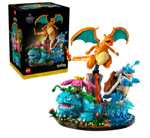 LEGO Pokémon Venusaur, Charizard en Blastoise 72153 – 6838-delig