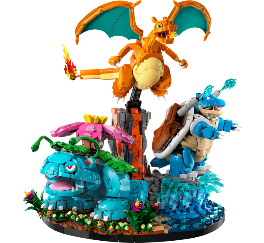 LEGO Pokémon Venusaur, Charizard en Blastoise 72153 – 6838-delig