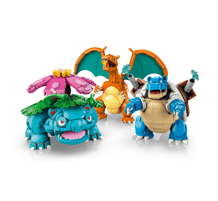 LEGO Pokémon Venusaur, Charizard en Blastoise 72153 – 6838-delig