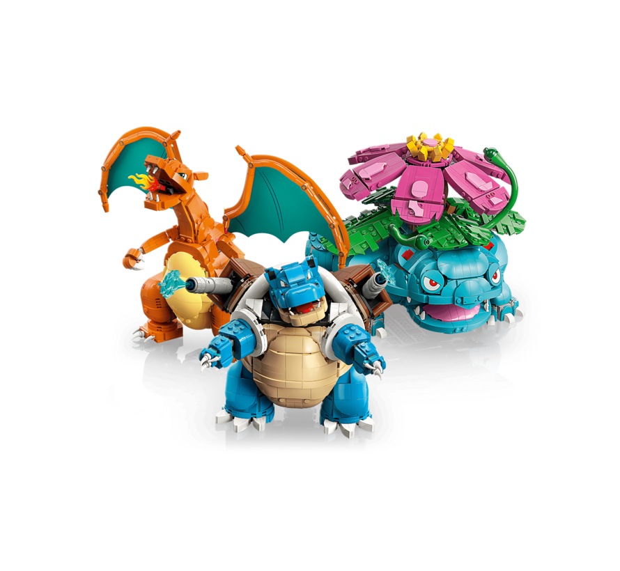 LEGO Pokémon Venusaur, Charizard en Blastoise 72153 – 6838-delig