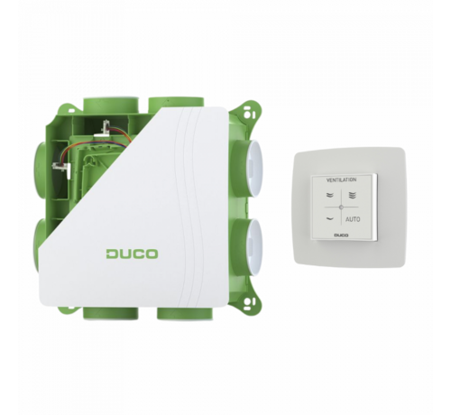 DucoBox Silent 2.0 All-in-One BD RF/BAT 450m³/h Wit