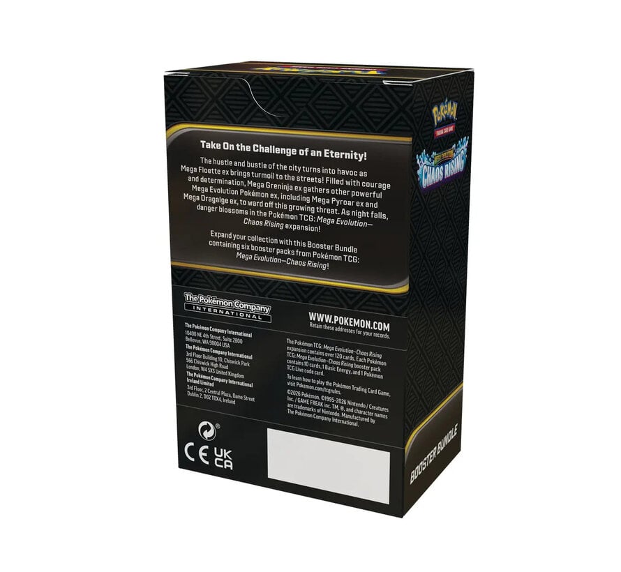 Pokémon Chaos Rising Booster Bundle Engels – 6 Packs