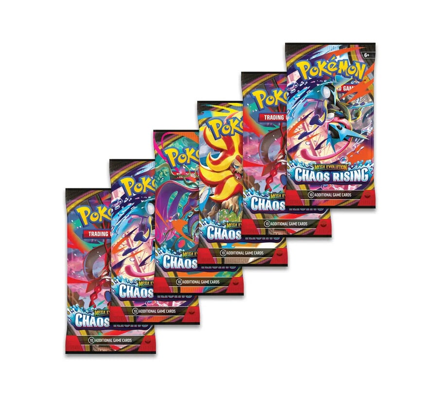 Pokémon Chaos Rising Booster Bundle Engels – 6 Packs