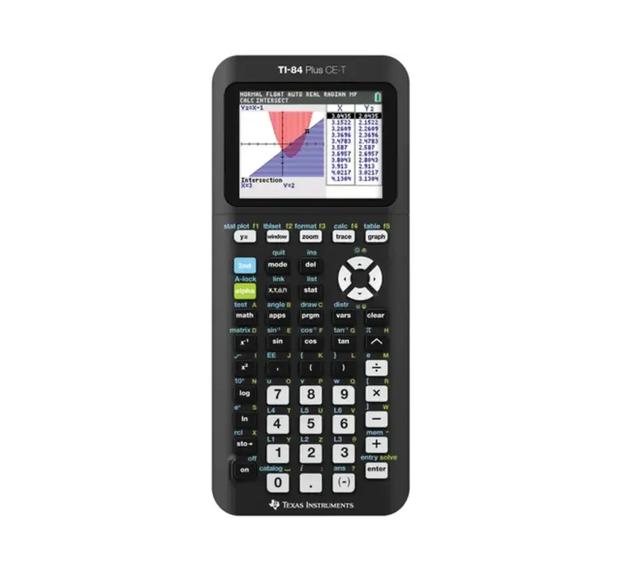 Texas Instruments TI-84 Plus CE-T Grafische Rekenmachine Zonder Python