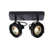 Lucide Tala LED 2-Spot Zwart 2x12W Dim-to-Warm