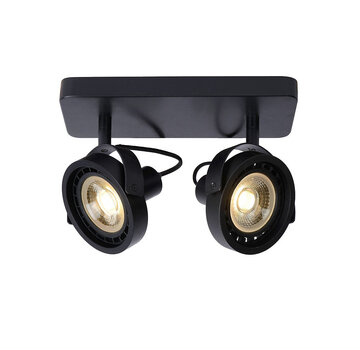 Lucide Tala LED 2-Spot Zwart 2x12W Dim-to-Warm