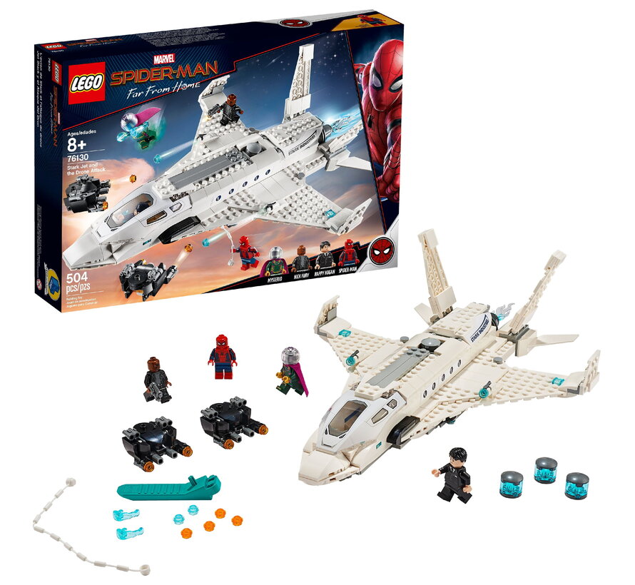 LEGO Marvel 76130 Starkstraaljager en de Droneaanval – 504 Stuks