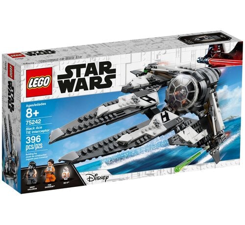 LEGO Star Wars 75242 Black Ace TIE Interceptor – 396 Stuks
