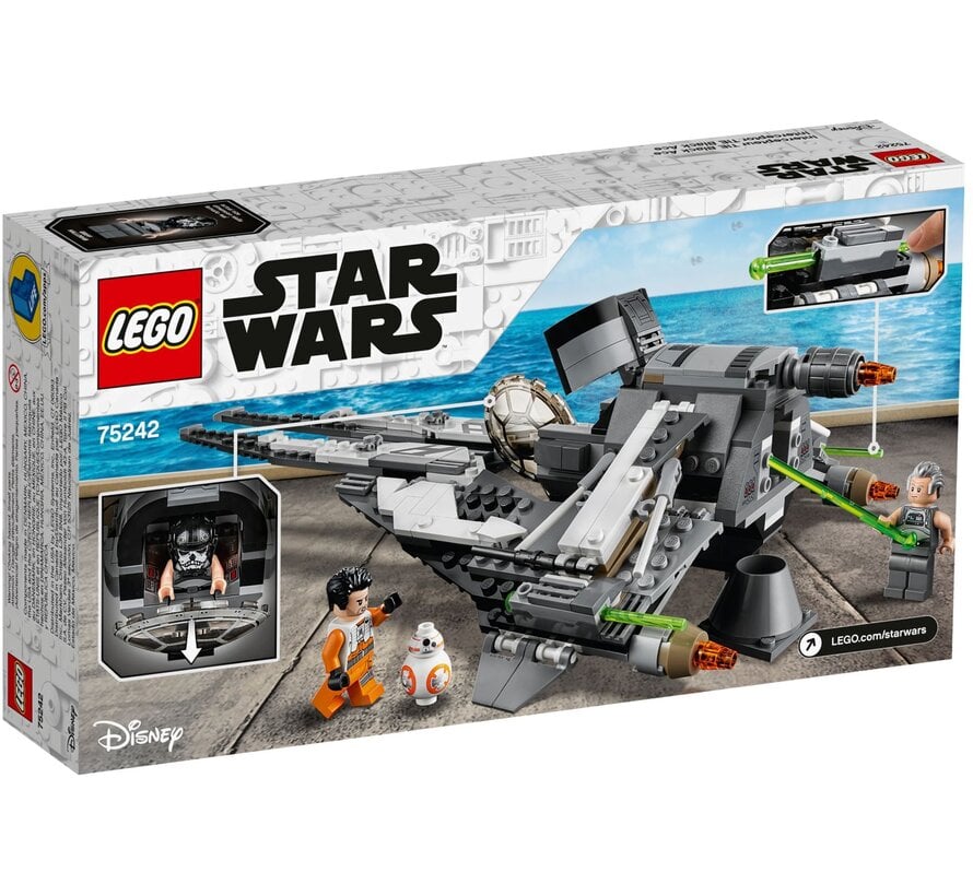 LEGO Star Wars 75242 Black Ace TIE Interceptor – 396 Stuks