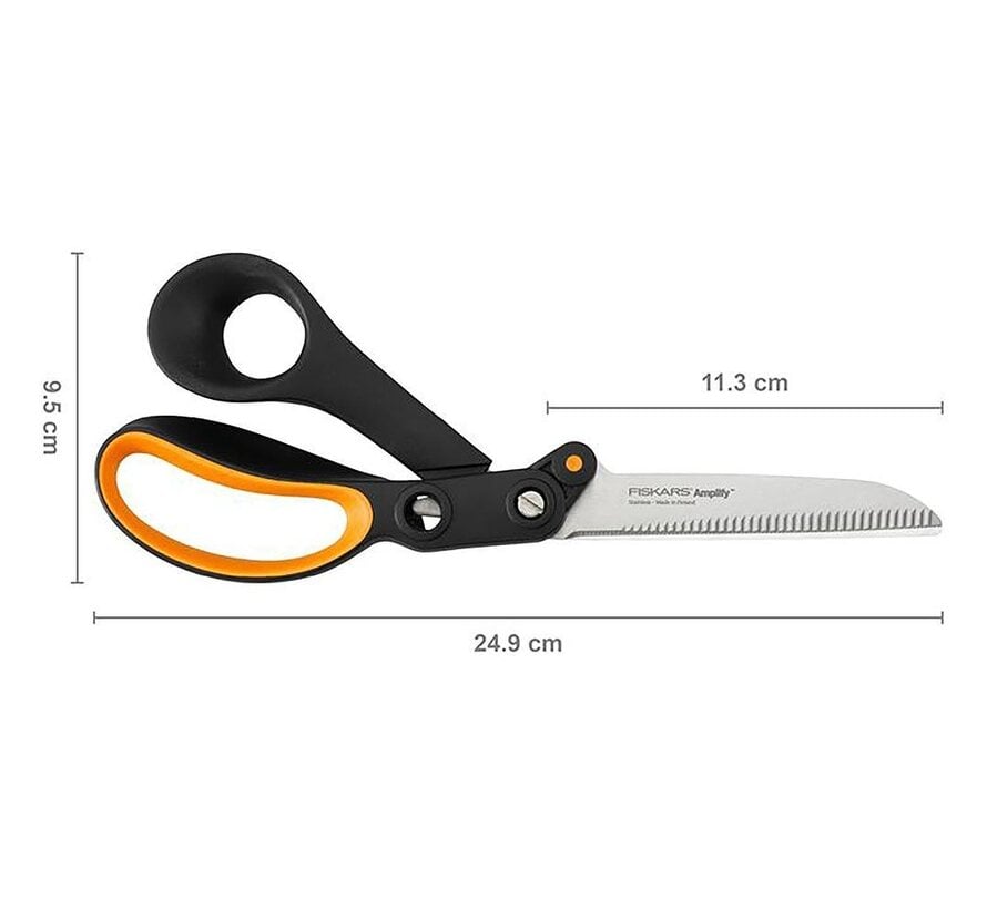 Fiskars Amplify Gekartelde Hardware Schaar 24 cm 1020223