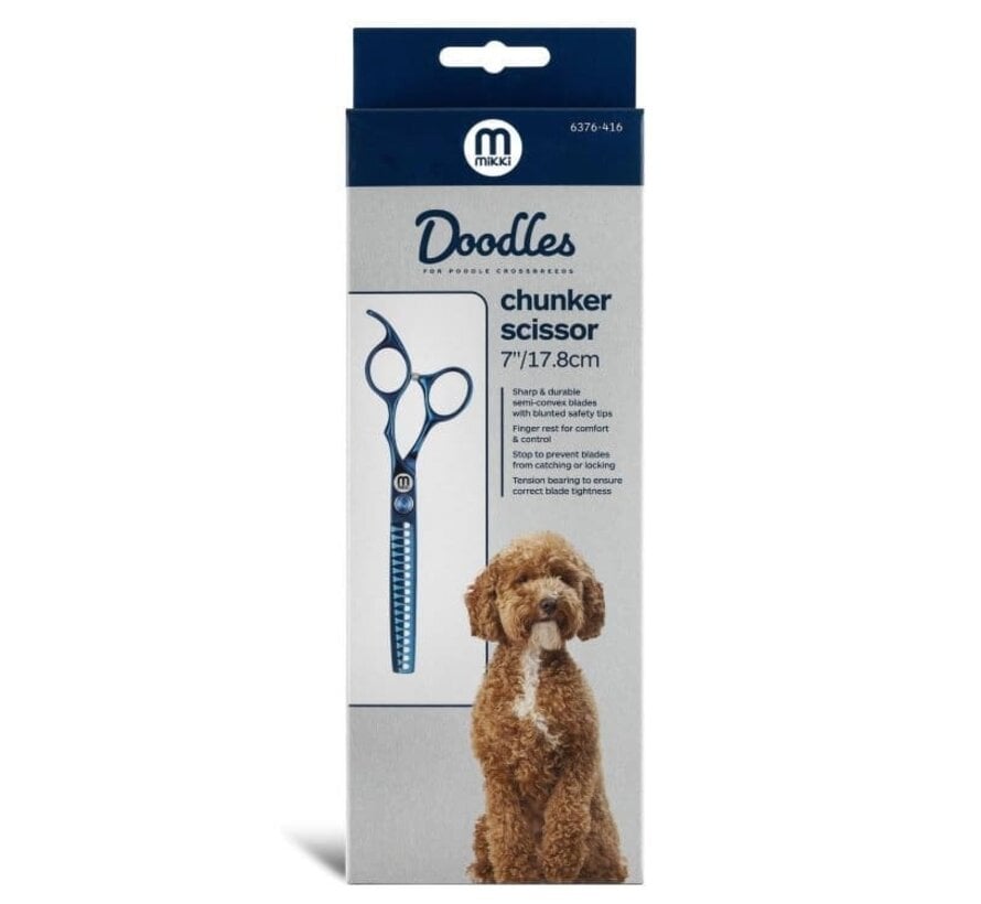 Mikki Doodles Chunker Trimschaar 7 inch Blauw 6376416