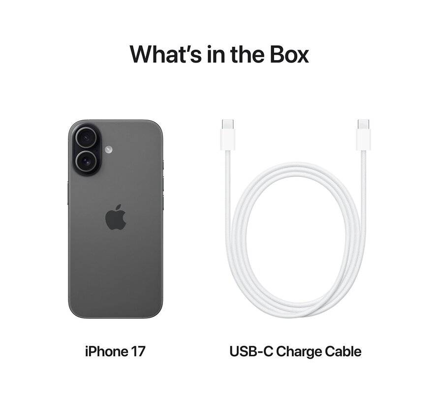 Apple iPhone 17 256GB Zwart