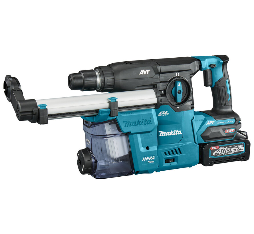 Makita HR008GM202 XGT 40V Max Combihamer 3,9J Set 2x4,0Ah DX10