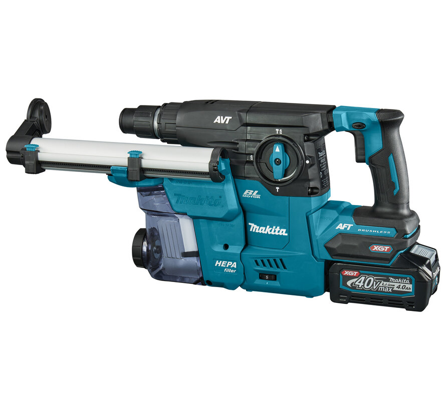 Makita HR008GM202 XGT 40V Max Combihamer 3,9J Set 2x4,0Ah DX10