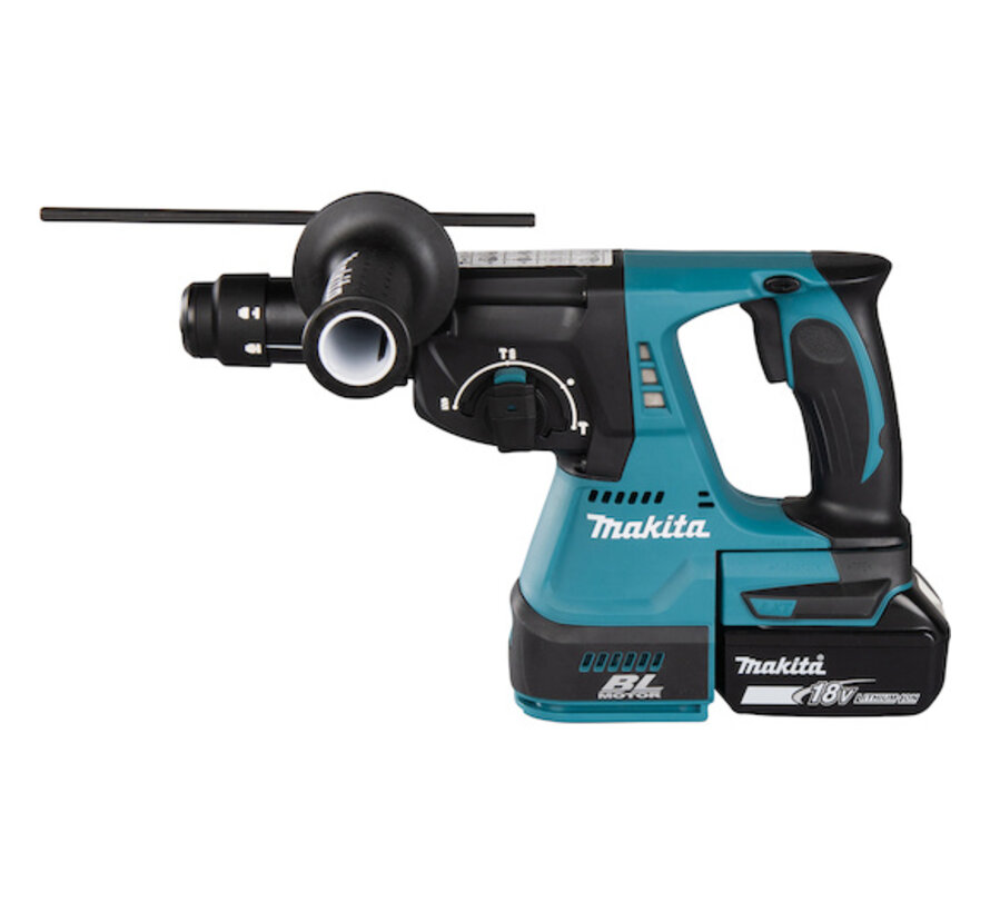 Makita DHR243T1J LXT 18V SDS-Plus Combihamer 5,0Ah Set