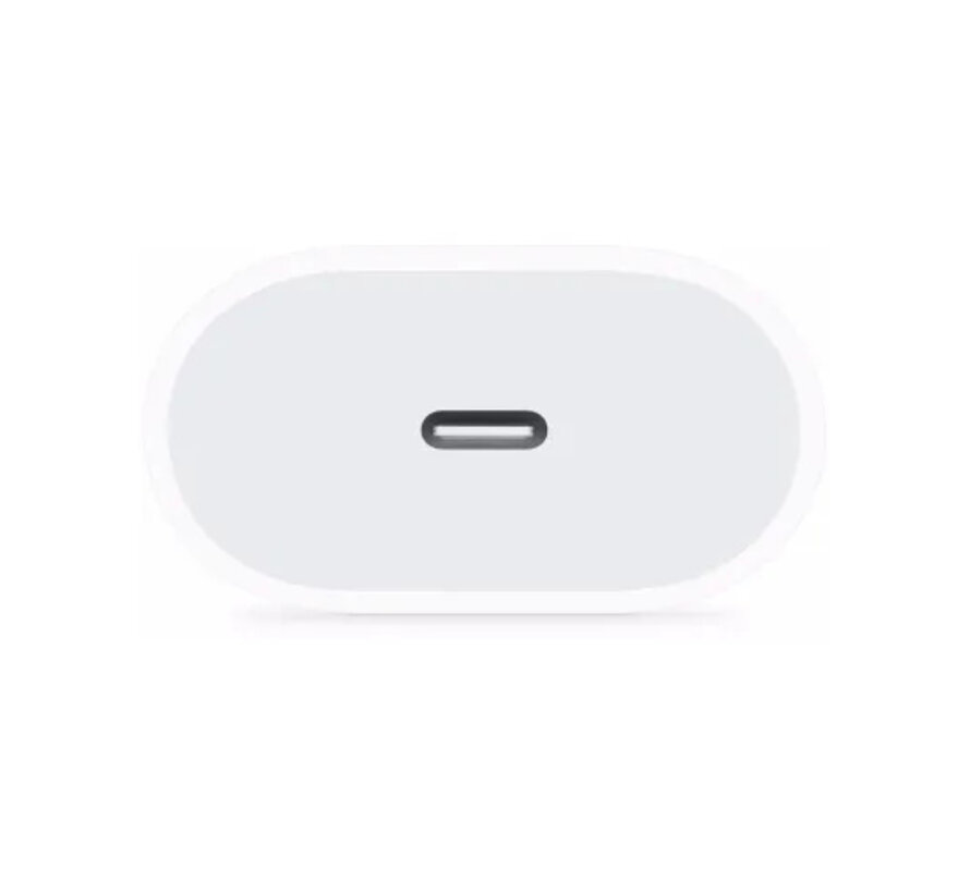 Apple 20W USB-C Snellader Wit – Originele EU-adapter