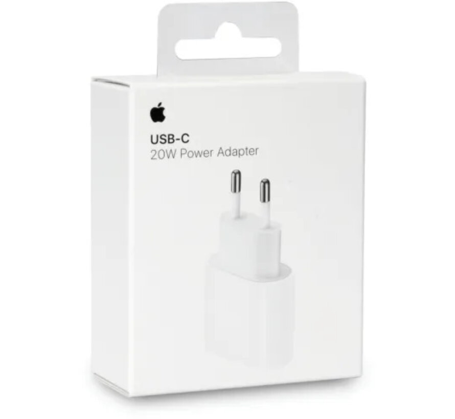 Apple 20W USB-C Snellader Wit – Originele EU-adapter