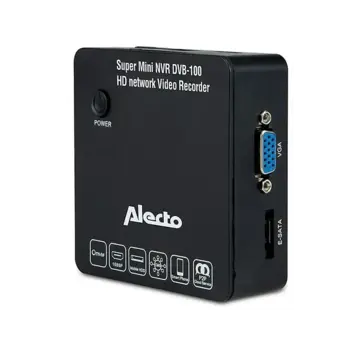 Alecto DVB-100 Beveiligingsset – NVR met 2 WiFi-camera’s
