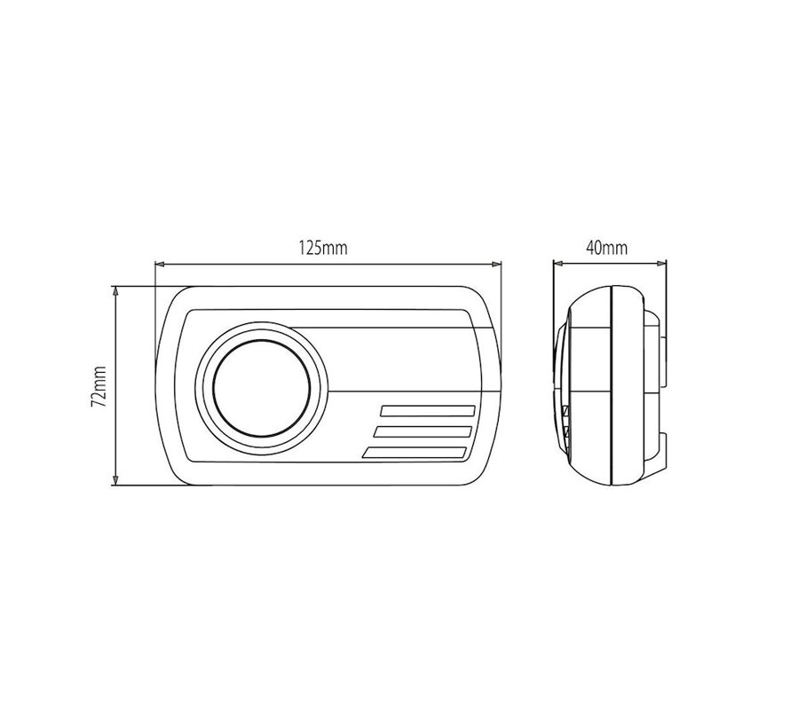 AngelEye CO-AE-9D-BNLR Koolmonoxidemelder – LCD, 7 Jaar