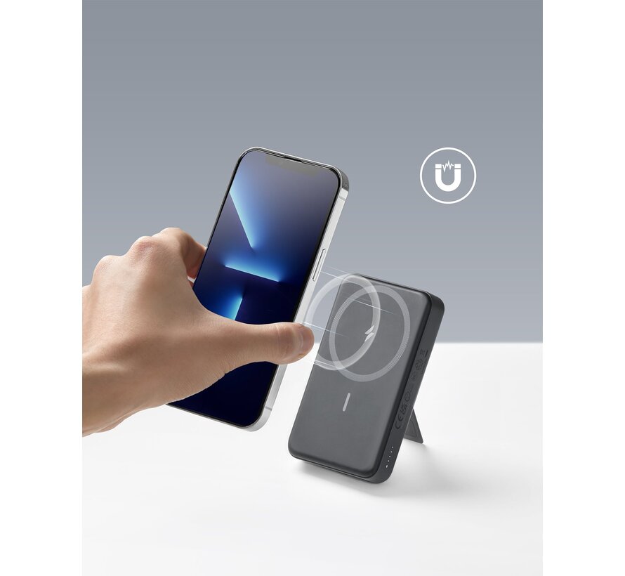 Anker 633 Magnetic Battery Wit – 10.000 mAh met Standaard