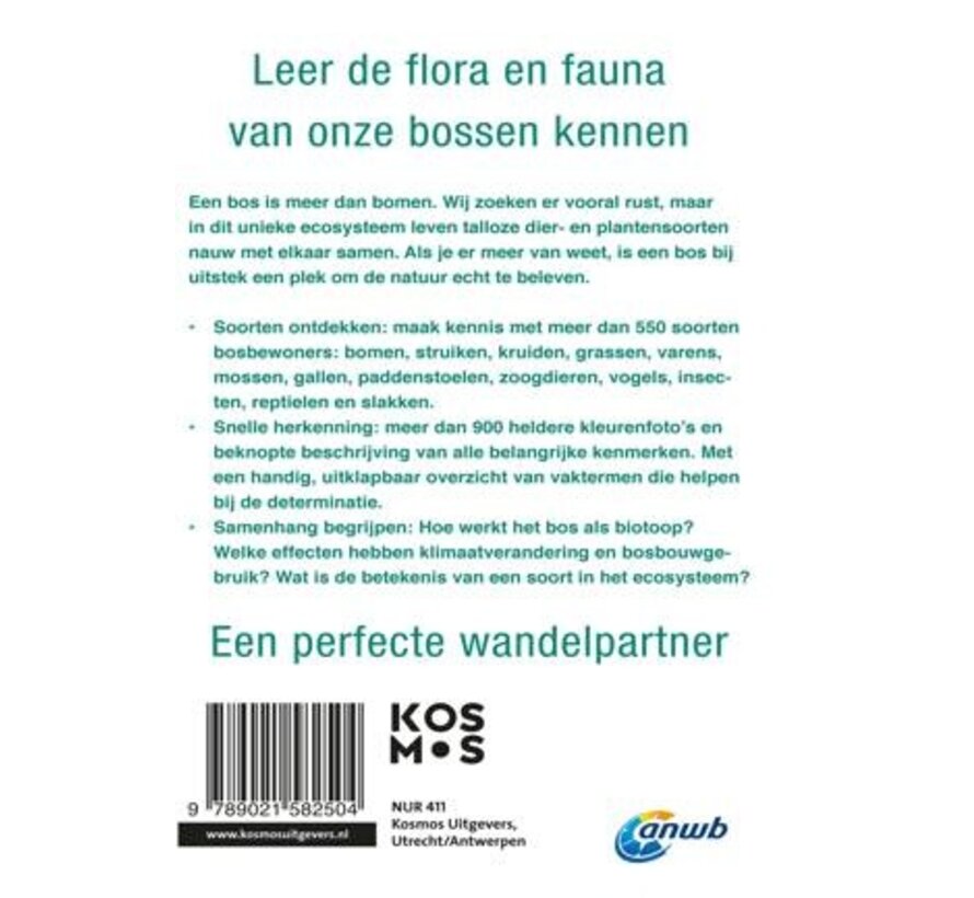 ANWB Bosgids 2021 – 550 Dieren, Planten en Paddenstoelen
