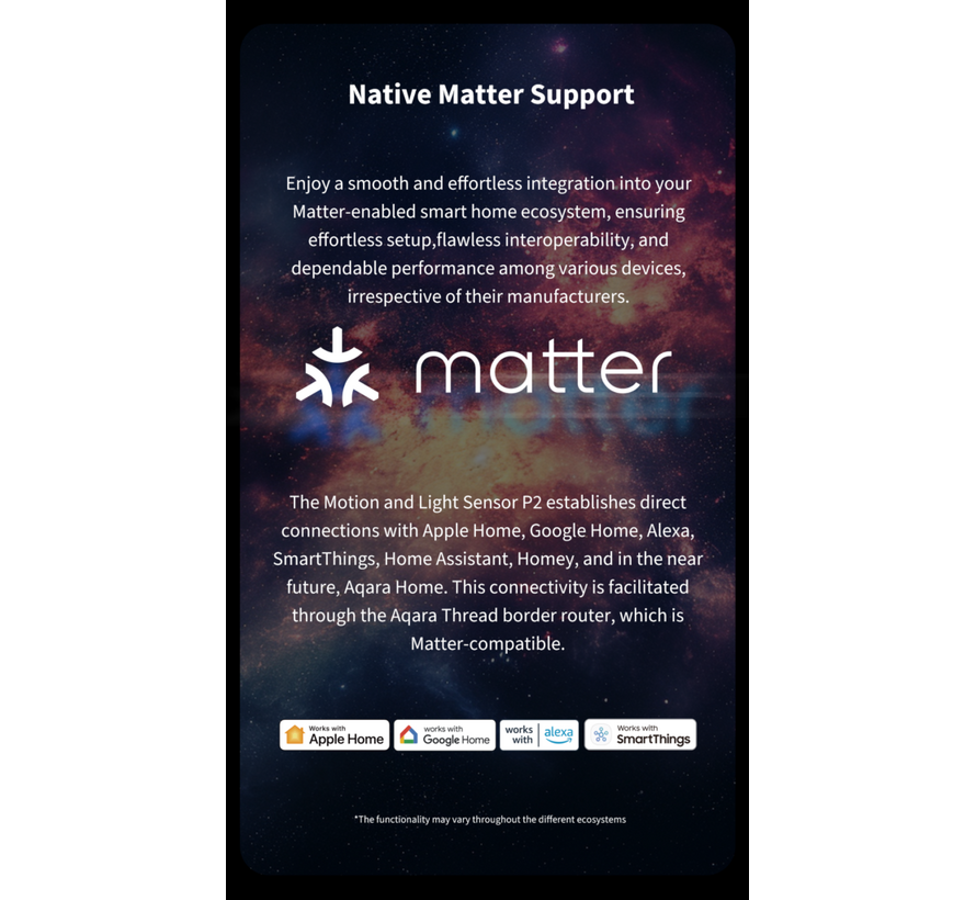 Aqara Motion and Light Sensor P2 – Matter over Thread