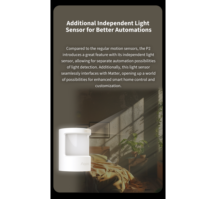 Aqara Motion and Light Sensor P2 – Matter over Thread