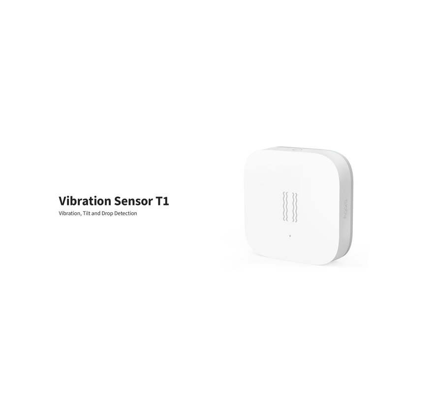Aqara Vibration Sensor T1 – Zigbee 3.0 Trilling en Kanteling