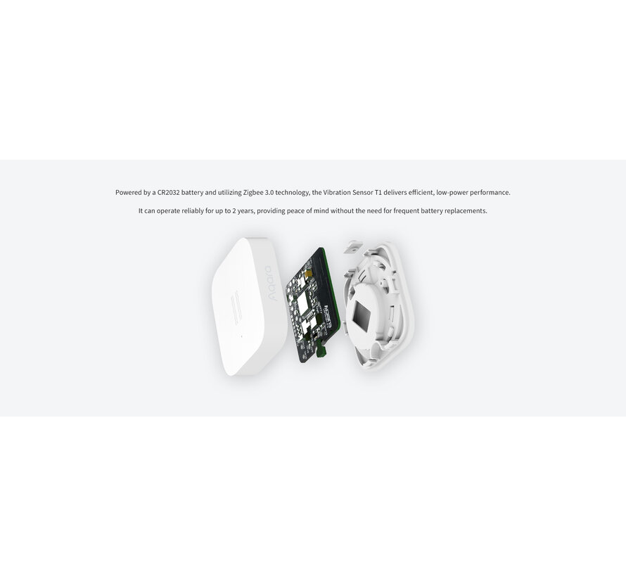 Aqara Vibration Sensor T1 – Zigbee 3.0 Trilling en Kanteling