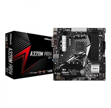 ASRock A320M Pro4 R2.0 – AM4 Micro-ATX Moederbord