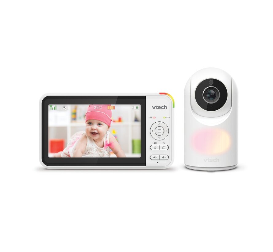 VTech VM5367 Video-babyfoon – 5 inch, Pan & Tilt
