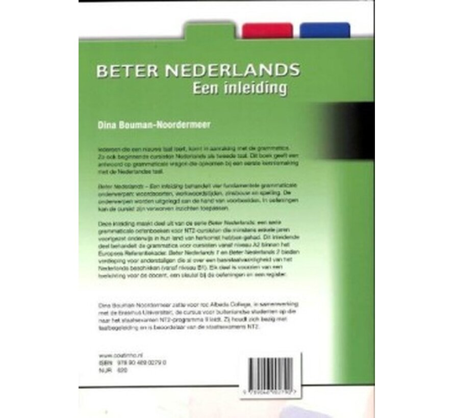 Beter Nederlands – Grammatica voor Anderstaligen, A2