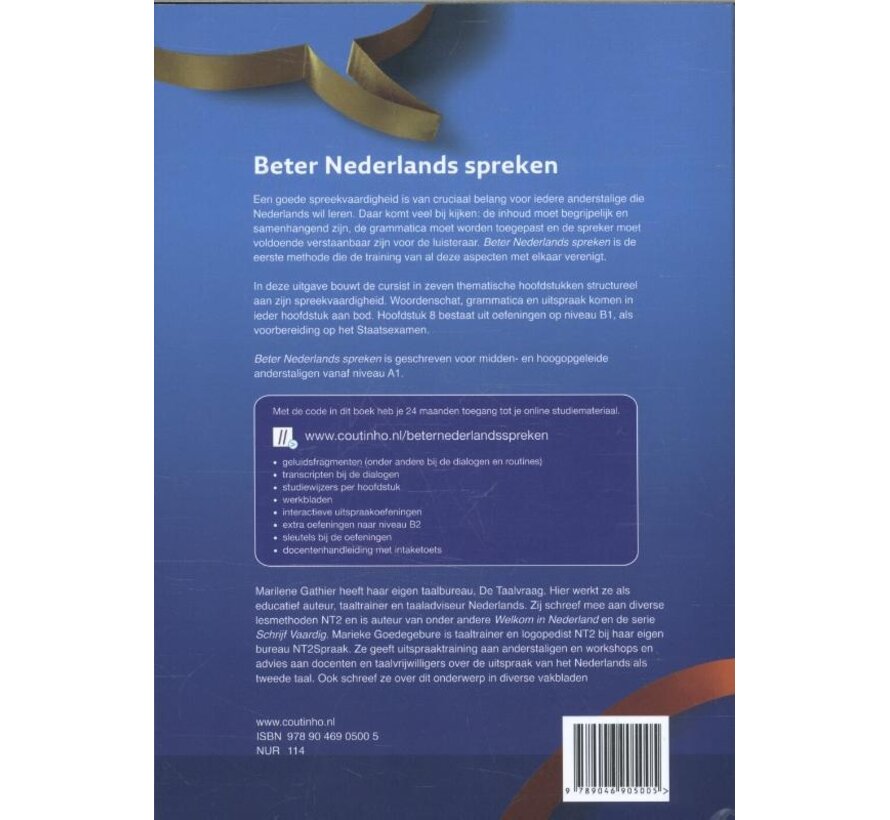 Beter Nederlands Spreken – Grammatica, Woordenschat en Uitspraak